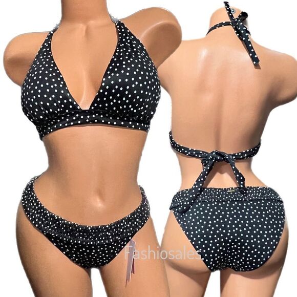 Victorias Secret Swim Habana Push Up Halter padding Bikini top & Bottoms Set - Picture 3 of 9